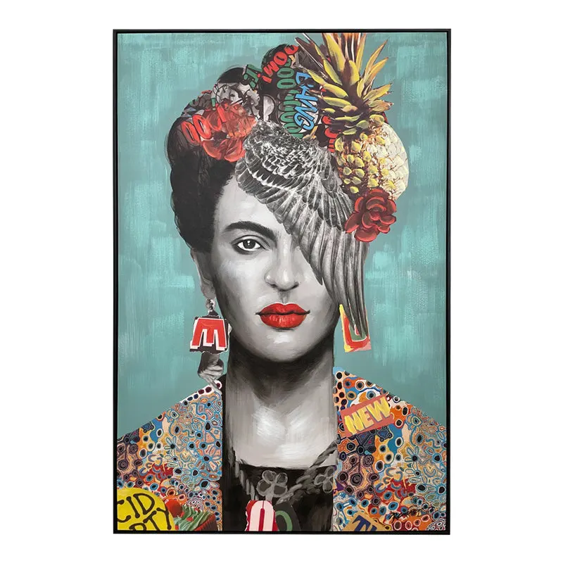 Tablou Frilo canvas, Multicolor, 80x120 cm - Multicolor