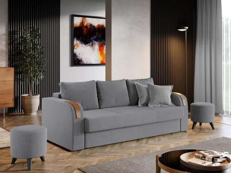 Canapea Extensibila Morelia Gri Deschis