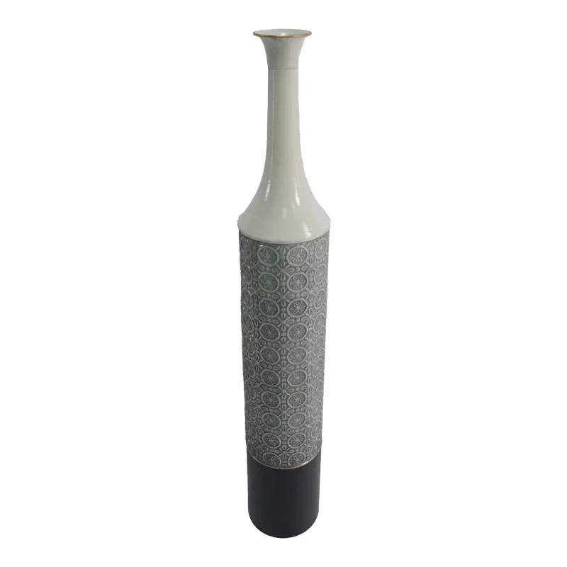 Vaza Semple, Gri, 15x15x101 cm - Gri