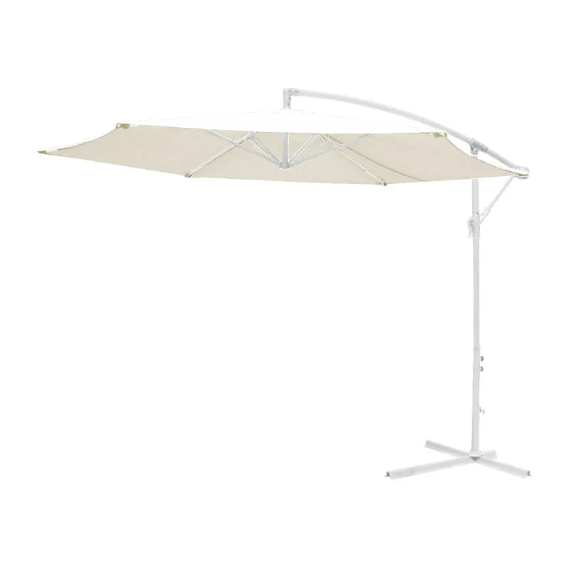 Umbrela de gradina Jiopel, Alb, 300x300x250 cm - Alb