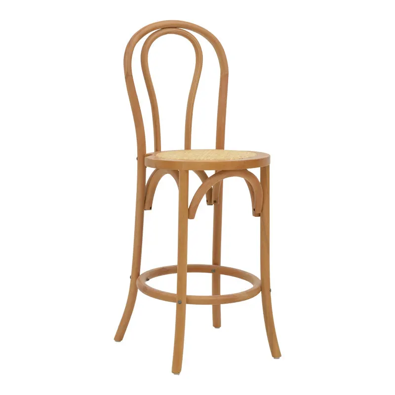 Scaun de bar Thonet lemn Natural de fag, 41x50x105 cm - Natur