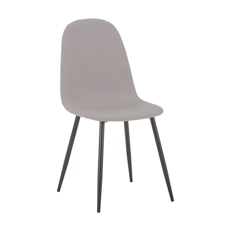 Scaun de sufragerie Bella gri metal, negru, 43x52x89 cm - Gri