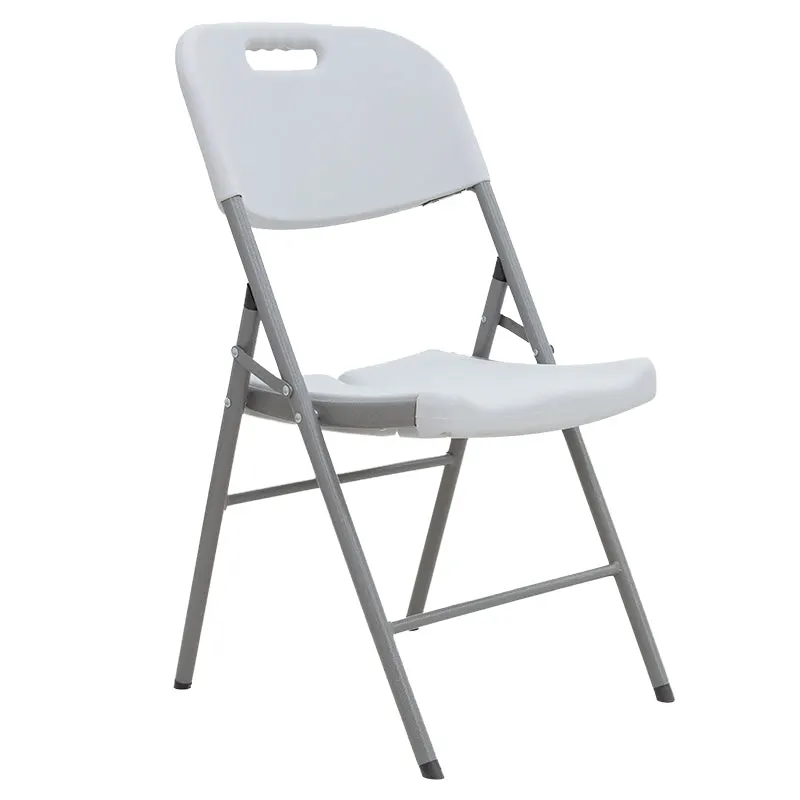 Scaun pliabil Zora alb, pentru conferinte sau exterior, 46x56x87 cm - Alb