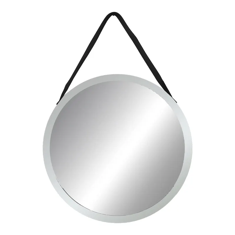 Oglinda suspendata Hangie, argintiu-negru, D76x3 cm - Argintiu