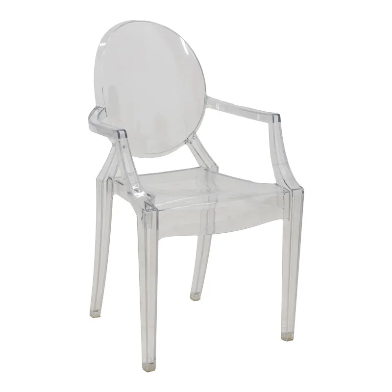 Scaun Narova PC Transparent, Multicolor, 43x48x92 cm - Multicolor