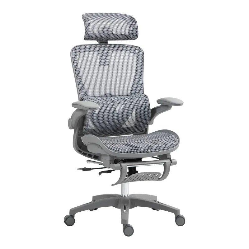 Scaun de birou manager Zenyk plasa, Alb, 63x70x126 cm - Alb