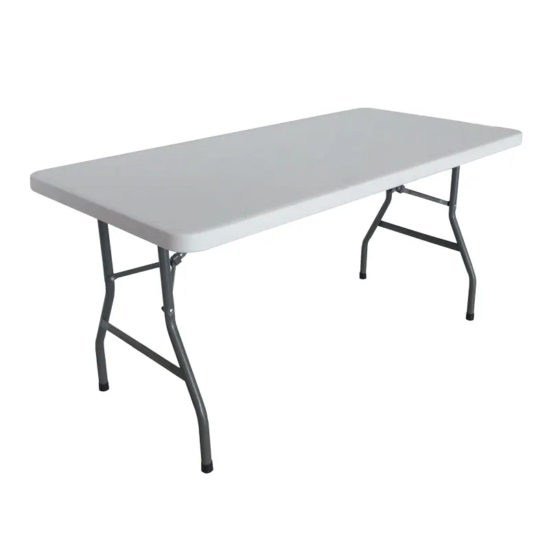 Masă pliabilă Aprilia pentru catering și evenimente, albă, 198x90x74 cm - Alb