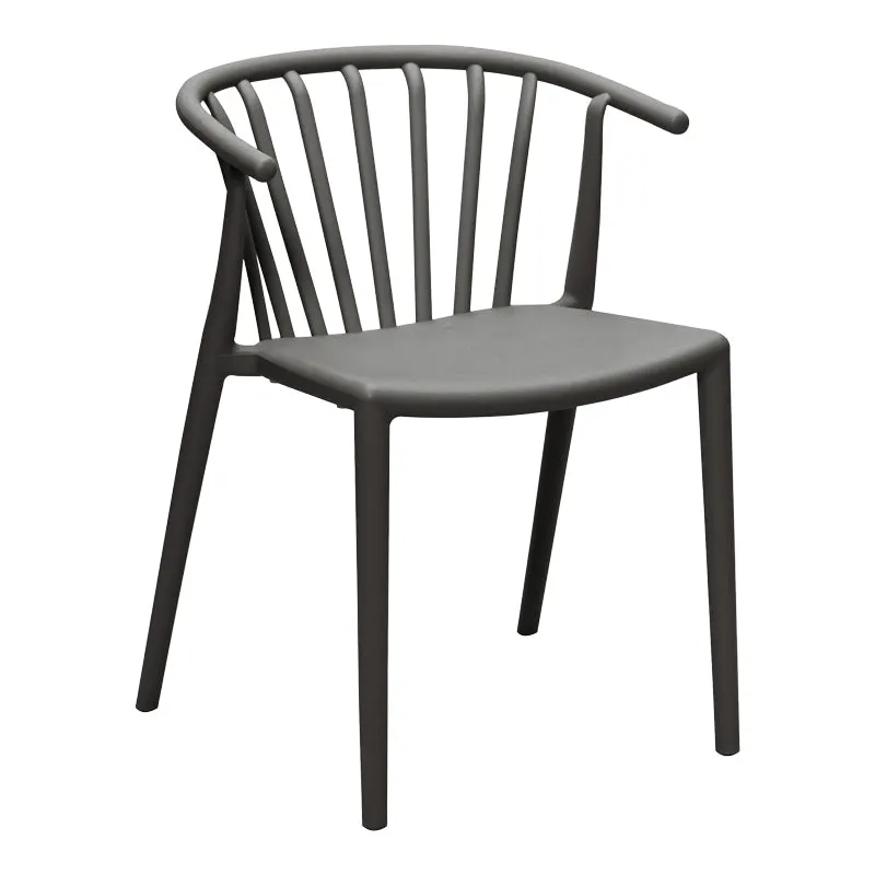 Fotoliu de gradina Armchair, Gri inchis, 55x53x73 cm - Gri