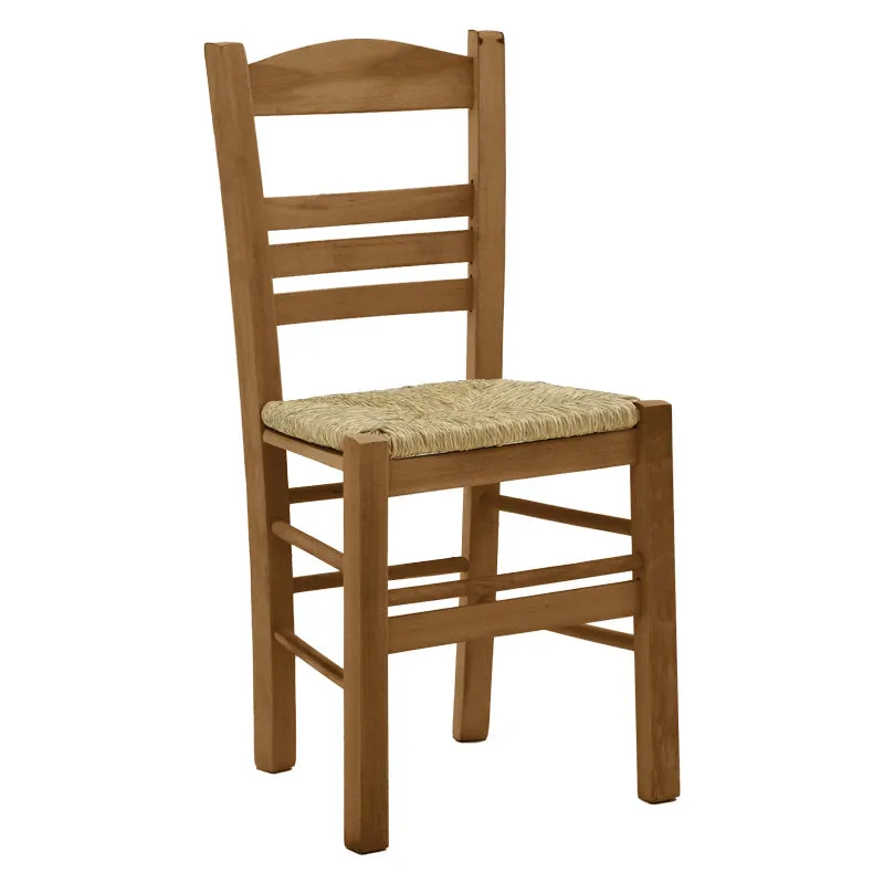 Scaun cafenea cu covoraș Ronson-Charchie lemn de nuc, 42x40x89 cm - Nuc