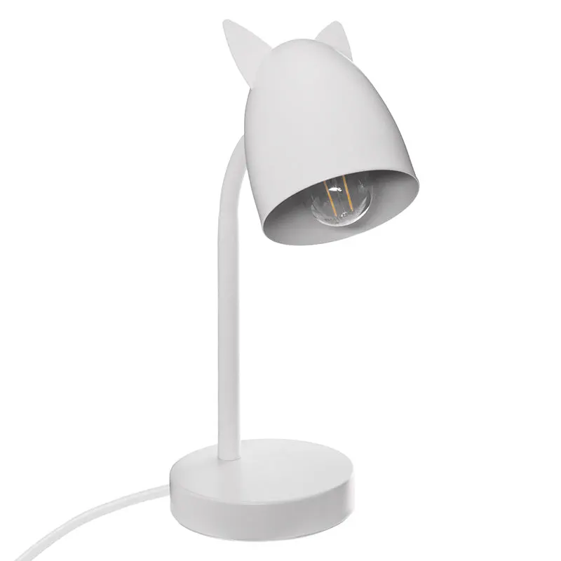 Lampa de birou Lucian, alb, 18x12x31 cm - Alb