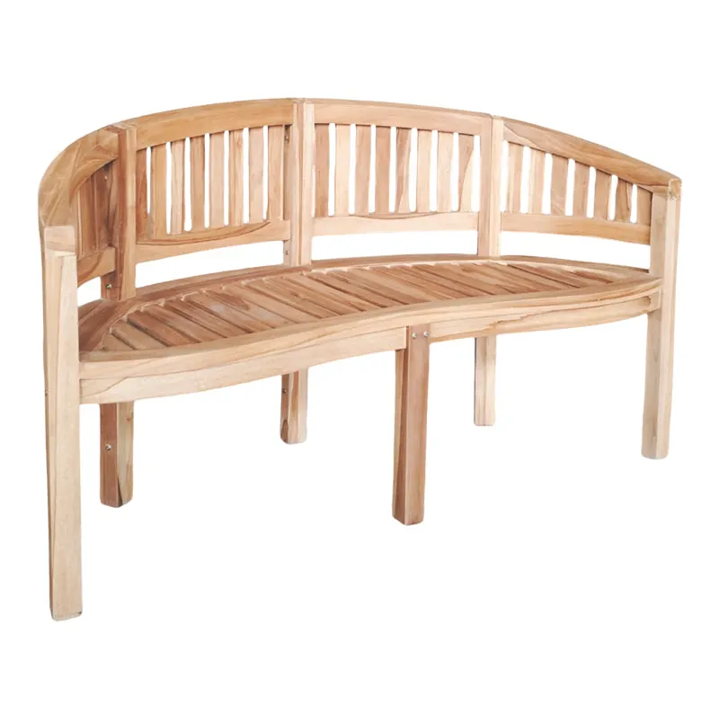 Canapea cu 3 locuri pentru gradina Coren Boho, Natural, 150x61x87 cm - Natur