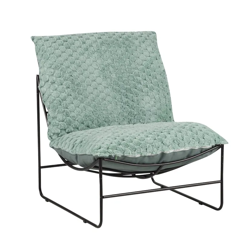 Fotoliu Chopie tesatura verde, deschis, 77x90x83 cm - Verde