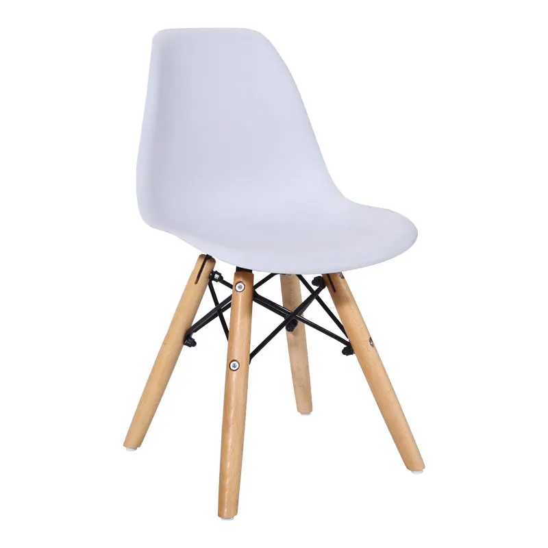Scaun Julita pentru copii albastru si lemn de fag, Natural, 35x31x58 cm - Natural