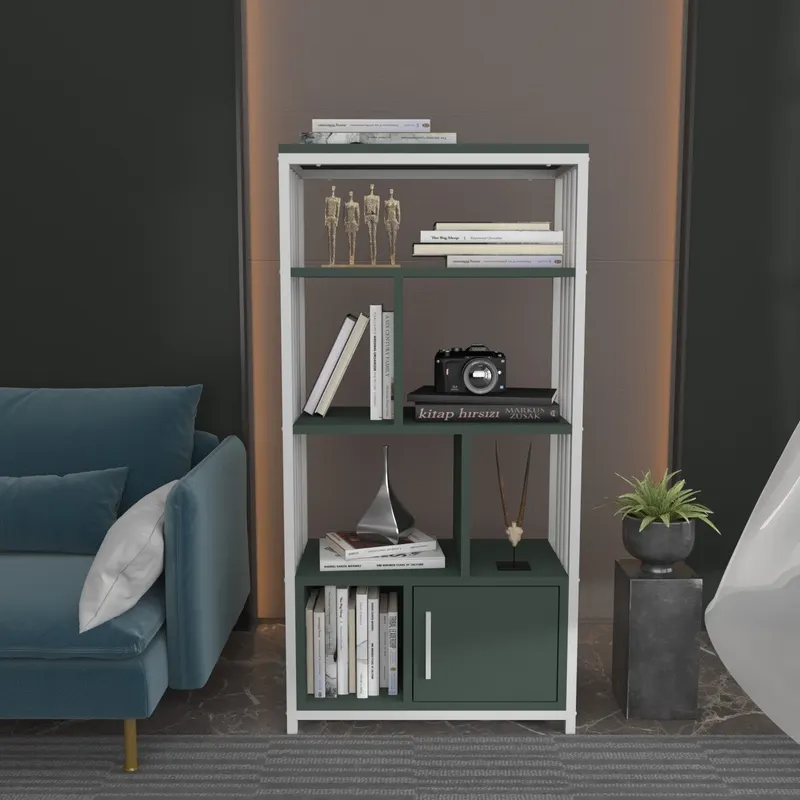 Mobilier Valero, Alb - Negru, 60x30 cm - Alb