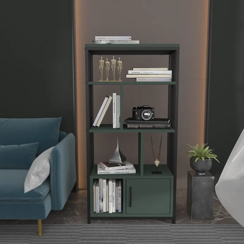 Mobilier Valero, Alb - Negru, 60x30 cm - Negru