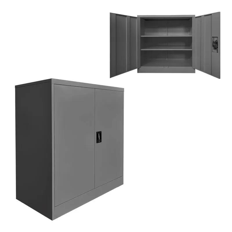 Dulap multifunctional Armon, Metal, 90x45x90 cm - Antracit