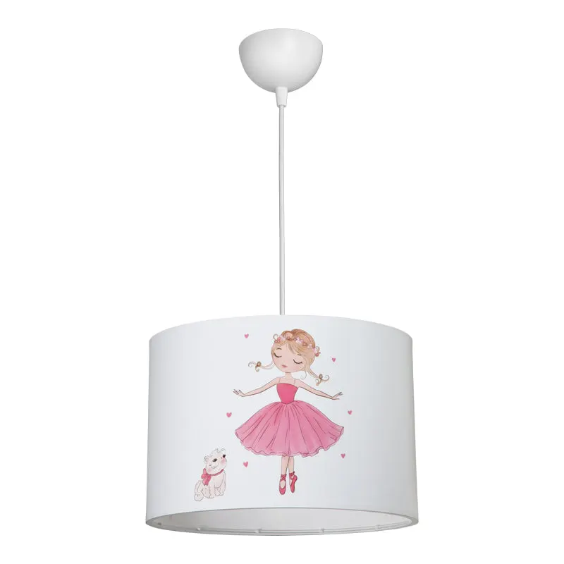 Lustra Ballerina, PVC, Multicolor, D30x20 cm - Multicolor