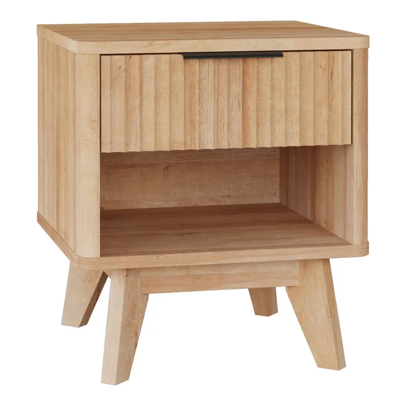 Noptiera Hamea, MDF, Natural, 45x40x51 cm - Natural