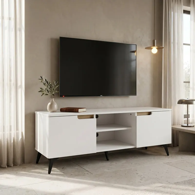 Comoda TV Kemvio, Sonoma, 120x38x44 cm - Sonoma