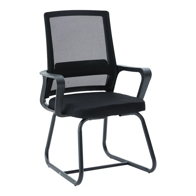 Scaun vizitator Palma, mesh, 46x52x94 cm - Negru