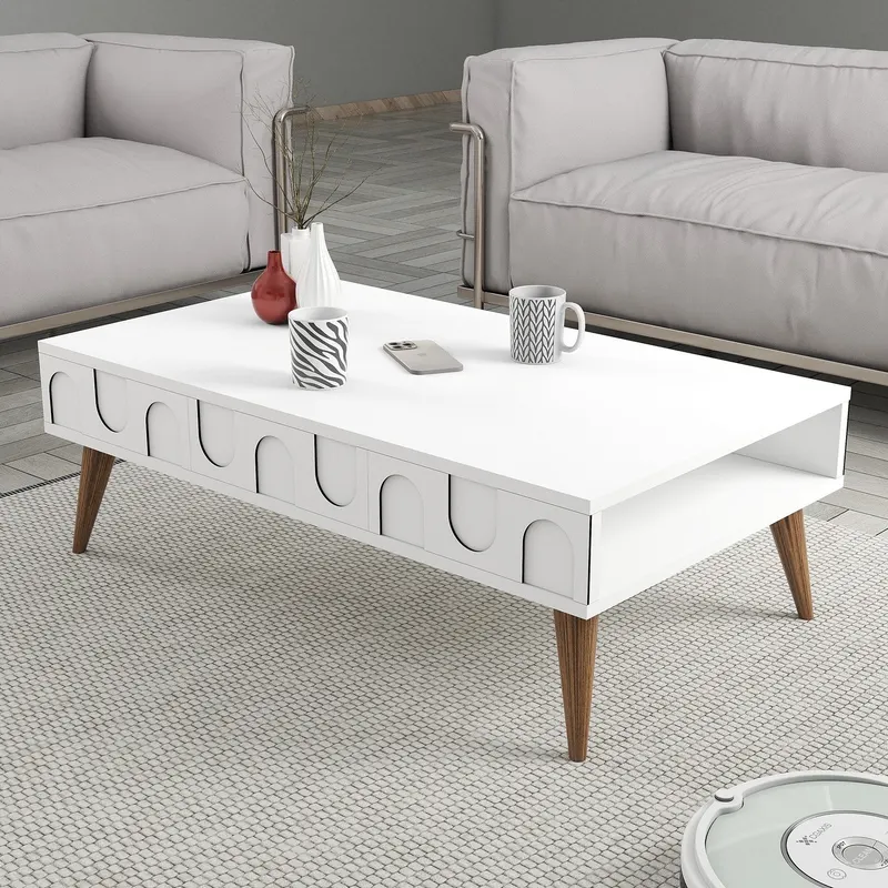 Mobilier Lyon 34, 105x60 cm - WhitenWalnut
