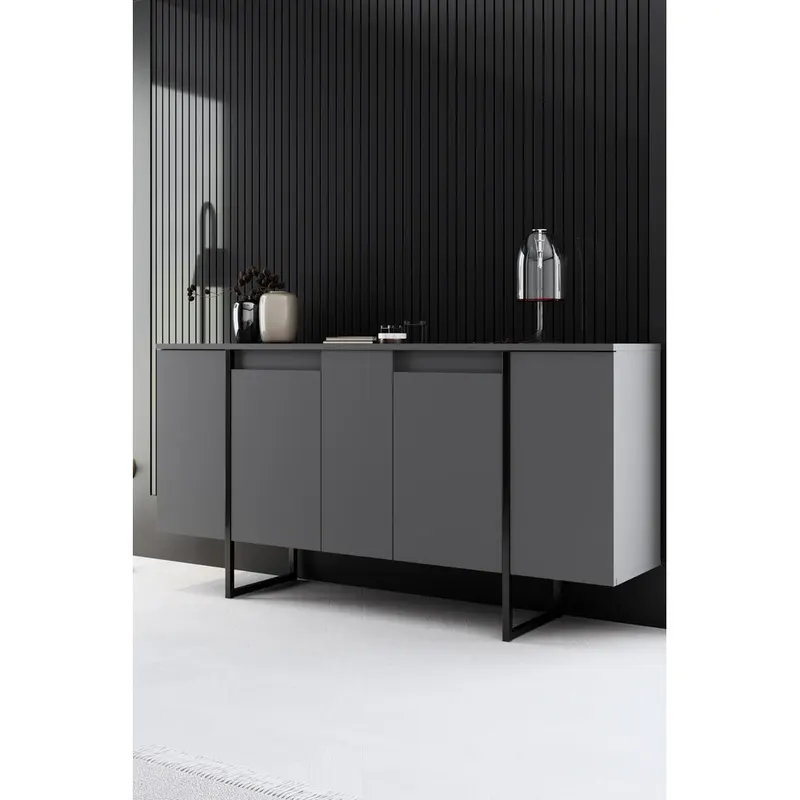 Mobilier de Lux, 160x35 cm - AnthracitenBlack