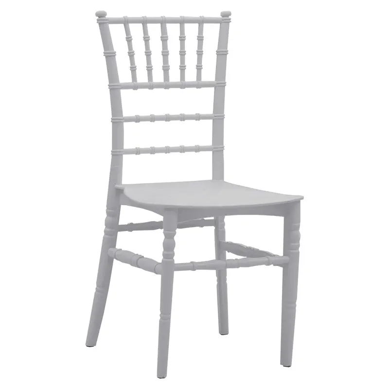 Scaun Tiffany, Alb, 40x86x43 cm - Alb