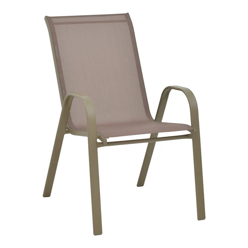 Scaun de gradina Calan, textilena si metal, 54x74x91 cm - Sampanie