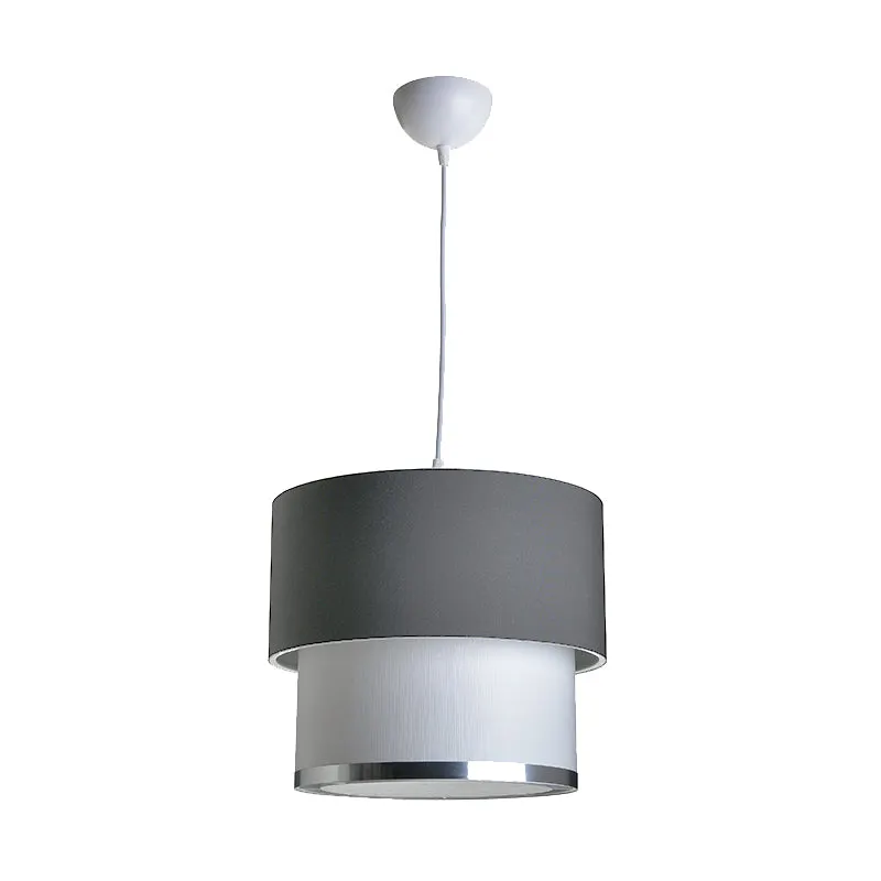 Lustra PWL-0963, alb-argintiu, 30x55 cm - Alb