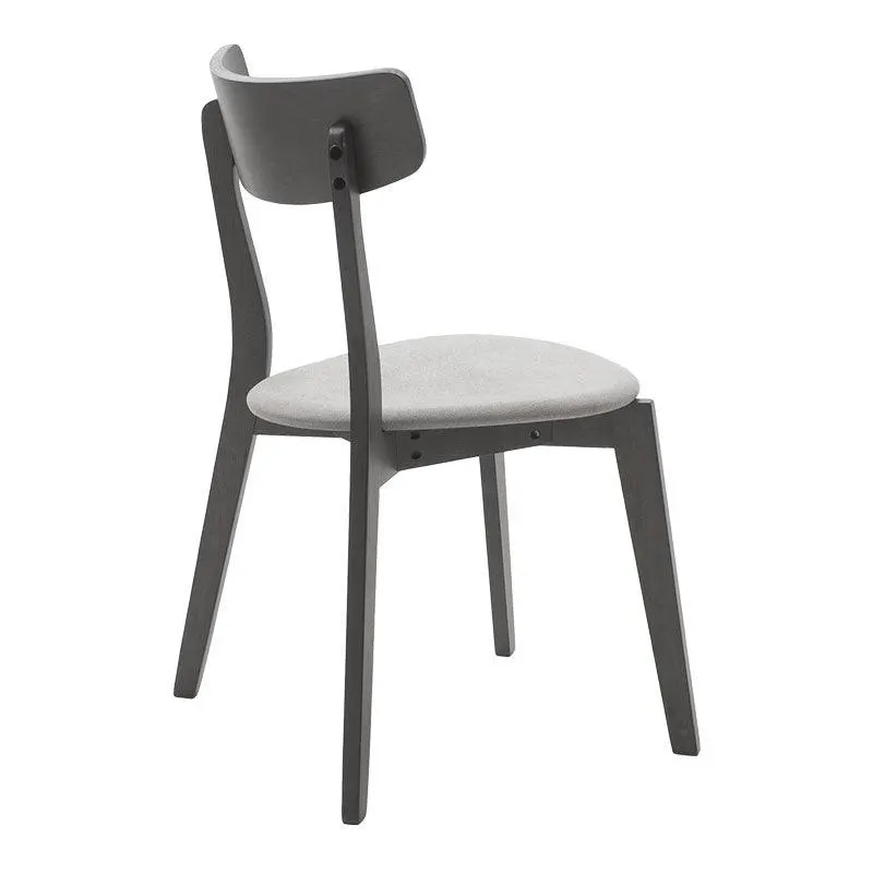 Scaun Toto, Gri - Nuc, 50x50x85 cm - Gri