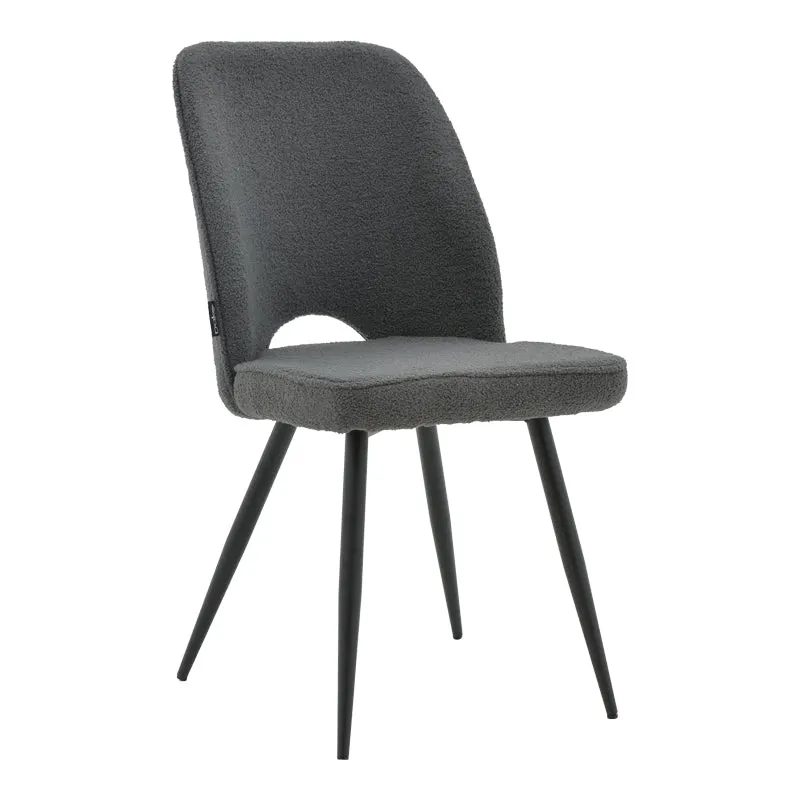 Scaun Renish, Negru - Gri, 61x47x91 cm - Gri