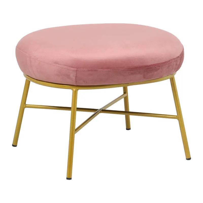 Taburet Susanna, Roz - Crem, 56x47x40 cm - Roz