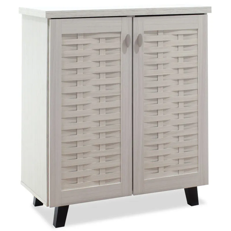 Dulap pantofi Mantam 12 perechi, 78x40x92 cm - Alb