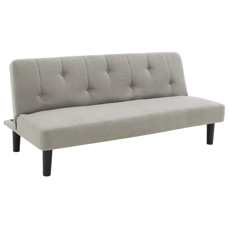 Canapea extensibilă Breathe, material textil, Diverse culori, 167x77x73 cm - Gri deschis