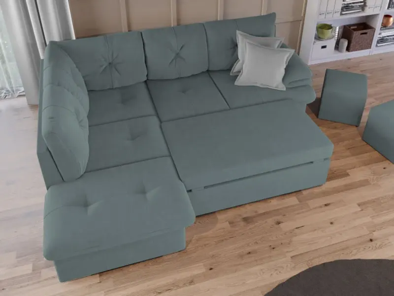 Coltar Extensibil Roma Turcoaz — imaginea 3