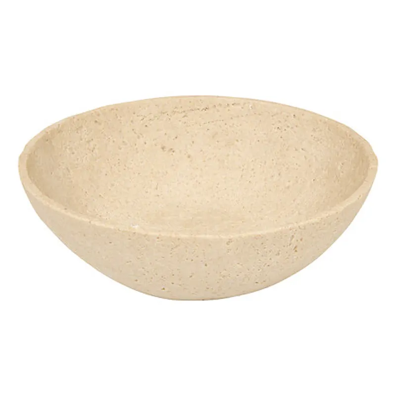 Decorațiune metal Decorative bowl Serio polyresin, bej, Ø25x8 cm - Bej