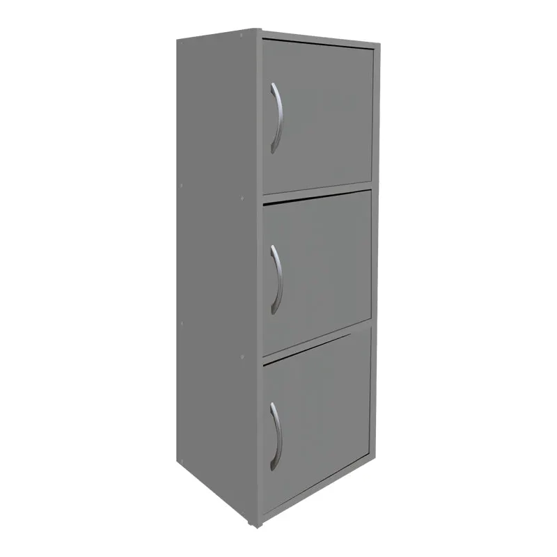Bibliotecă Soline, Gri deschis, 40x35x91 cm - Gri deschis