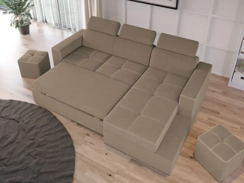 Coltar Extensibil Paloma Cappuccino — imaginea 3