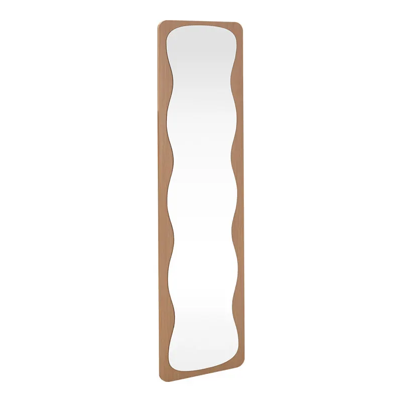 Oglinda decorativa Jenia, Natural - Nuc, 40x40x160 cm - Natural
