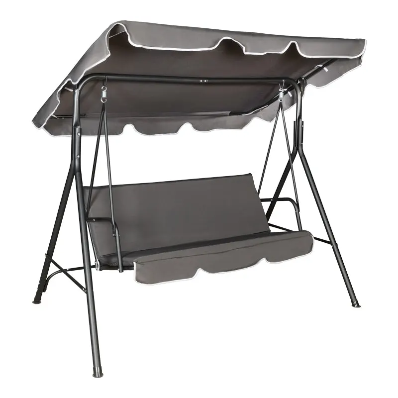 Balansoar Globo, Metal si tesatura, 170x110x153 cm - Antracit