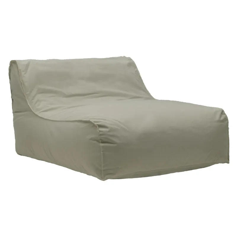 Puf Leandro impermeabil, 110x105x60 cm - Gri
