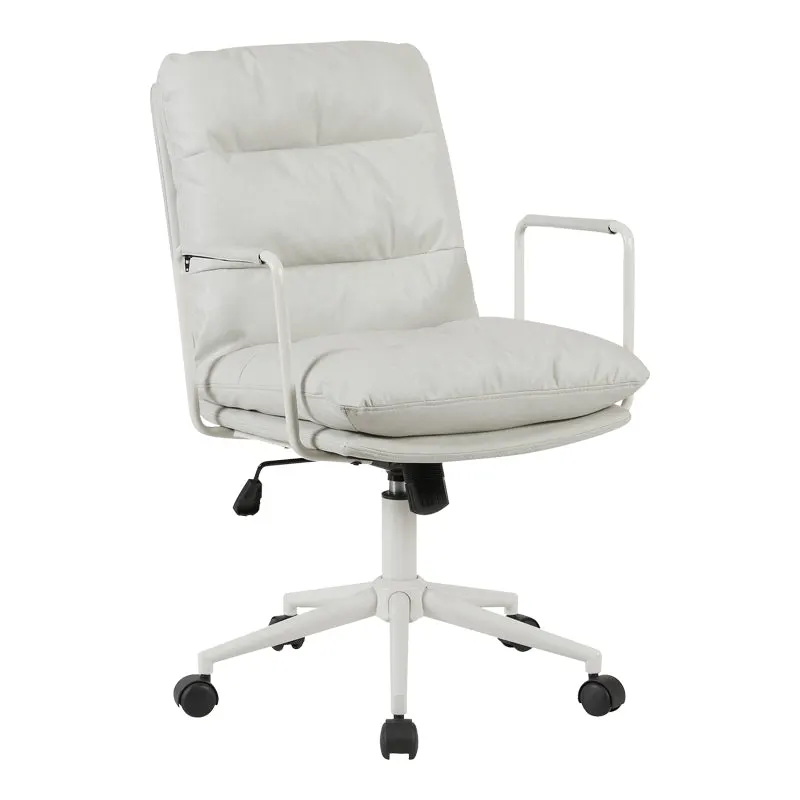 Scaun birou ergonomic Kreno, Textil, gri, 56x67x89-97 cm - Gri