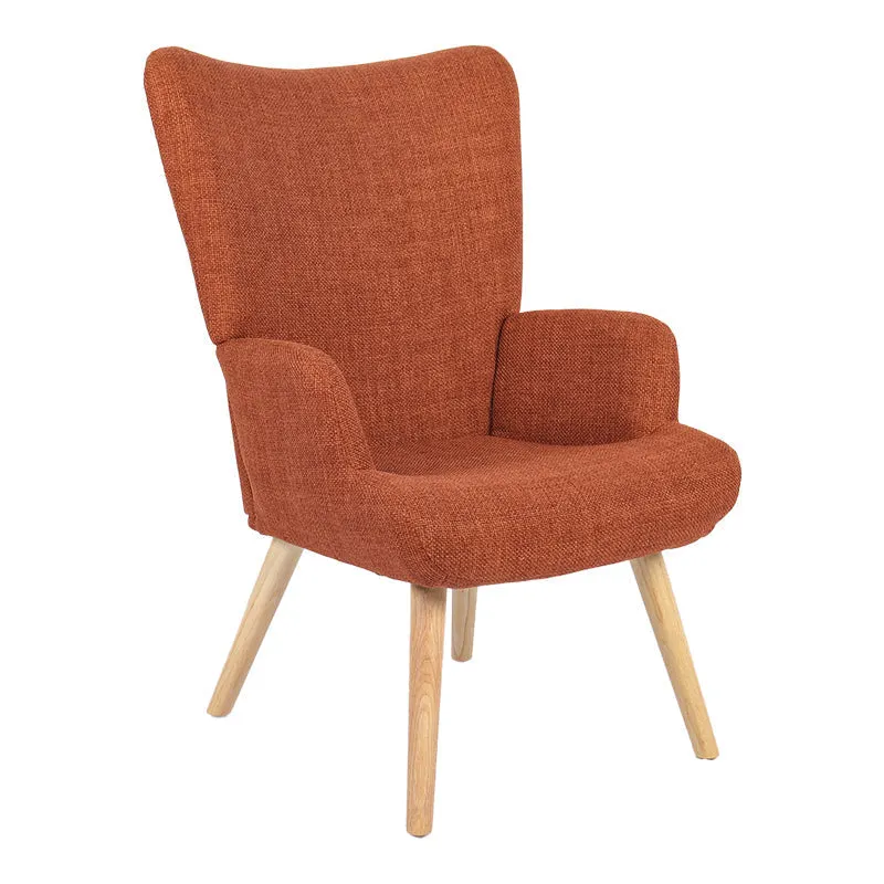 Fotoliu Gerlina, Picioare lemn natural, Diverse culori, 71x64x94 cm - Teracota