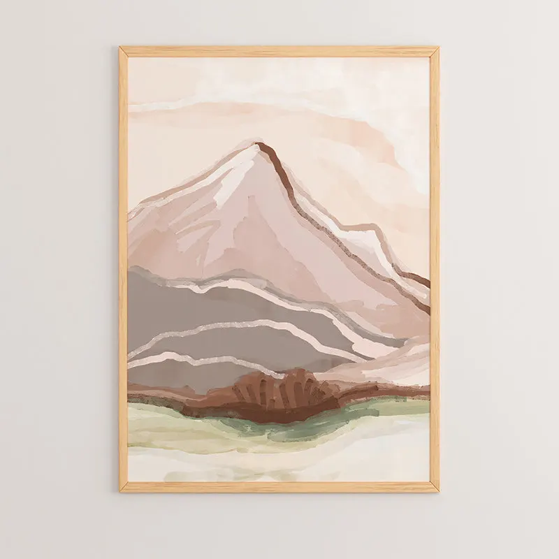 Tablou Mons, Lemn, Multicolor, 33x48 cm - Multicolor