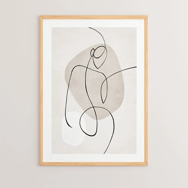 Tablou Revel, Lemn, Multicolor, 33x48 cm - Multicolor