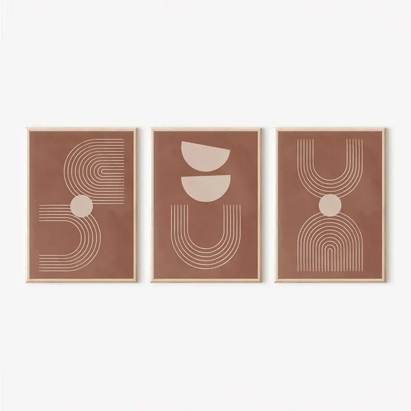 Tablou triptic Banba, Maro, 33x48 cm - Maro