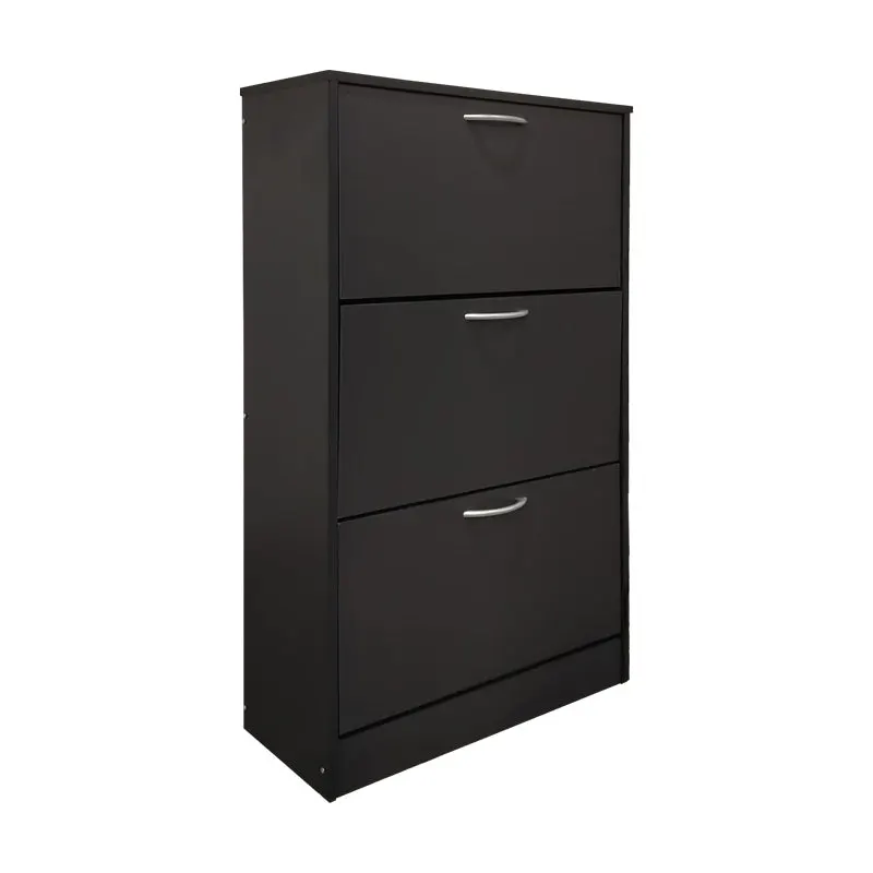 Pantofar cu rafturi Savaz, metal și lemn, Antracit, 60x24x114 cm - Antracit