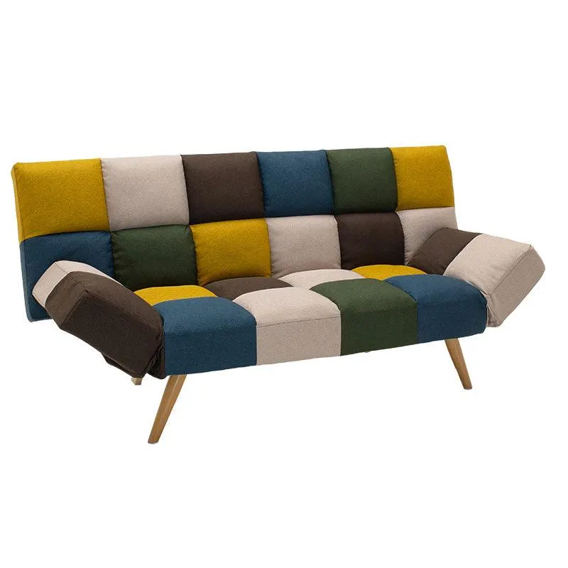 Canapea extensibilă 3 locuri Freddo, material textil, Diverse culori, 182x81x84 cm - Multicolor