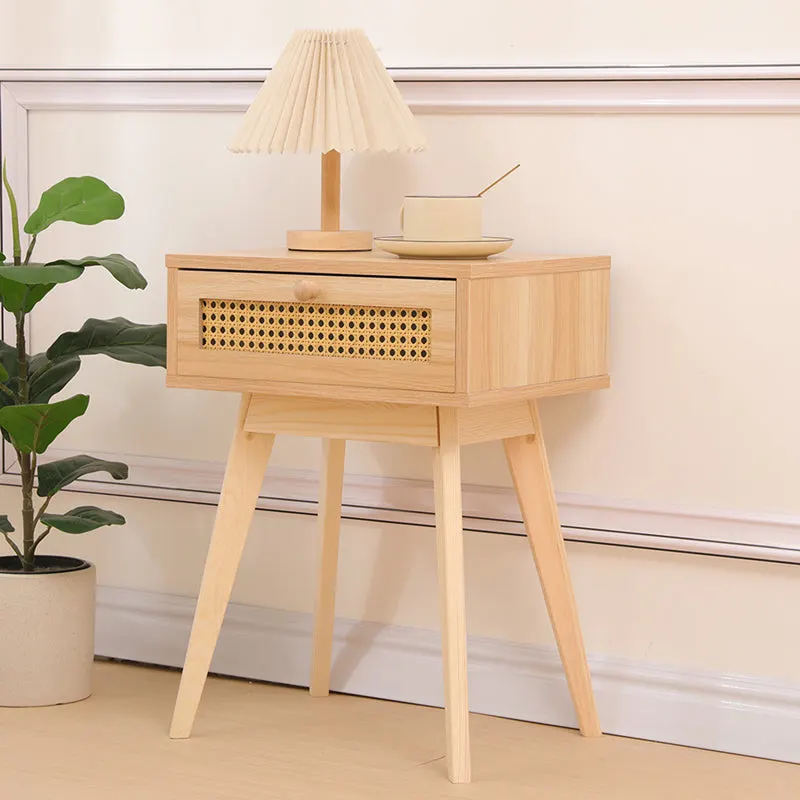 Noptiera Scandy, Natural, 48x36x55 cm - Natural