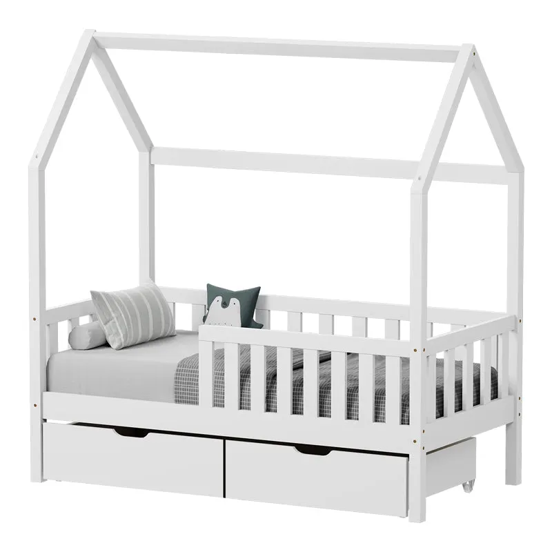Pat pentru copii Bendina Montessori type, 90x190 cm - Alb